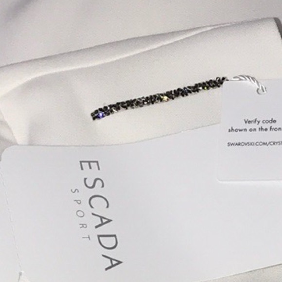 SOLD NWT ESCADA Crystal-Embellished Dress - Picture 7 of 8